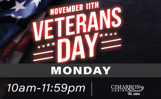 In-House Digitals - Veterans Day - CIMARRON 520 x 320